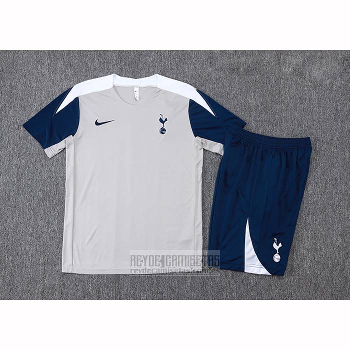 Chandal del Tottenham Hotspur Manga Corta 2025-2026 Gris - Pantalon Corto